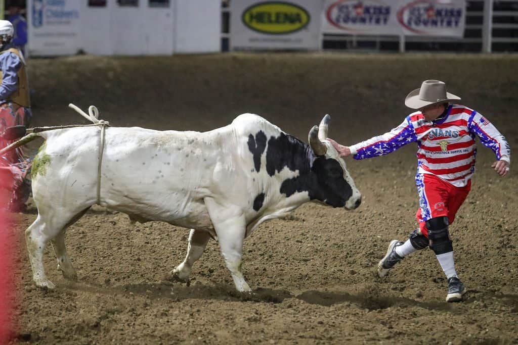 Field set for Ultimate Bullfighters' Fort Worth Freestyle finale -  Professional Bull Riders