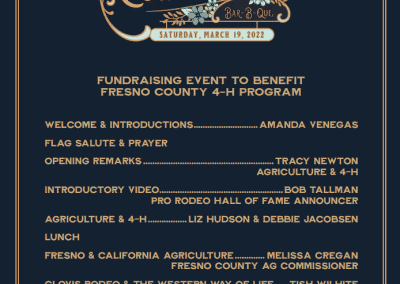 Cowgirl Up 2022 Program Karen - cowgirl up