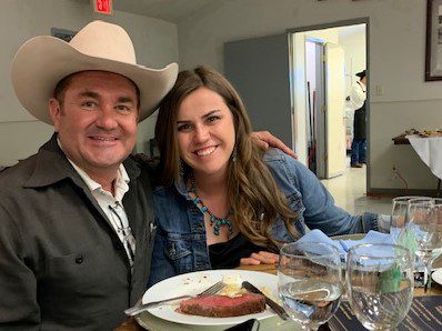 Geoff Gates and Katie McDougald Cowgirl Up 2022 Karen - cowgirl up