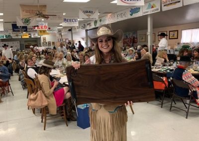 Queen Corissa King with beautiful charcuterie board Sawyer and Co. Cowgirl Up 2022 Karen - cowgirl up