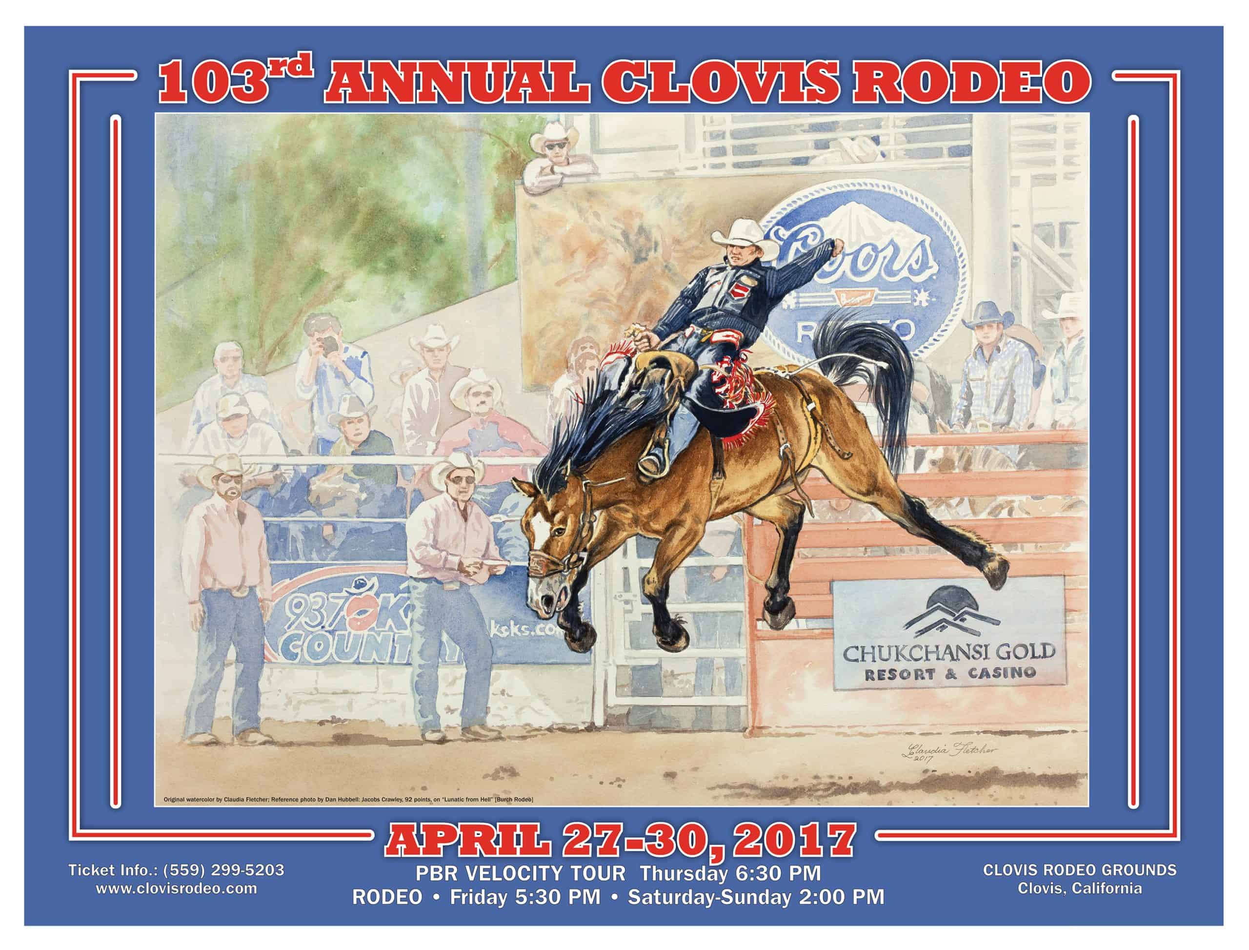 Rodeo Artist Clovis Rodeo